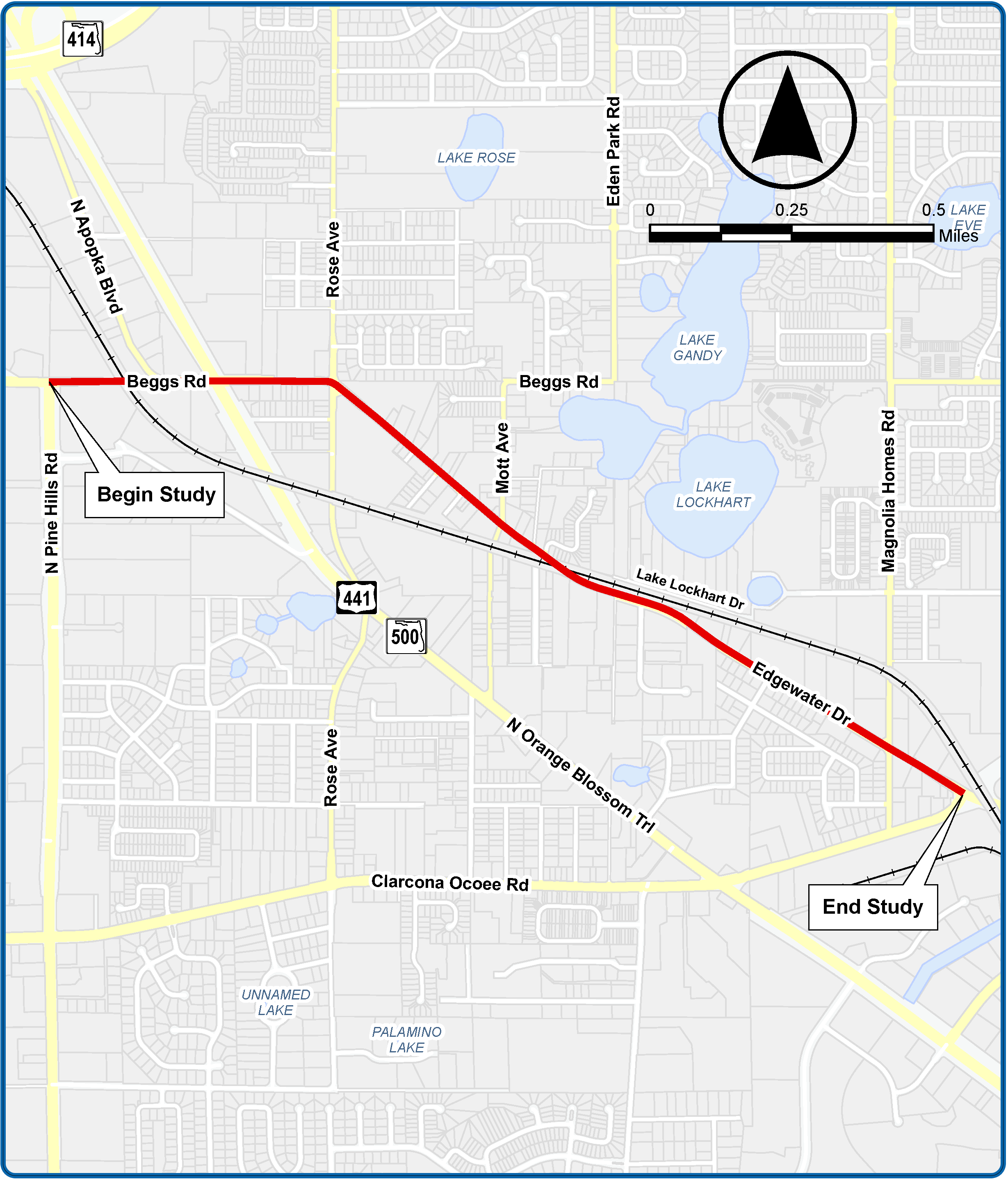 Map of Project Limits